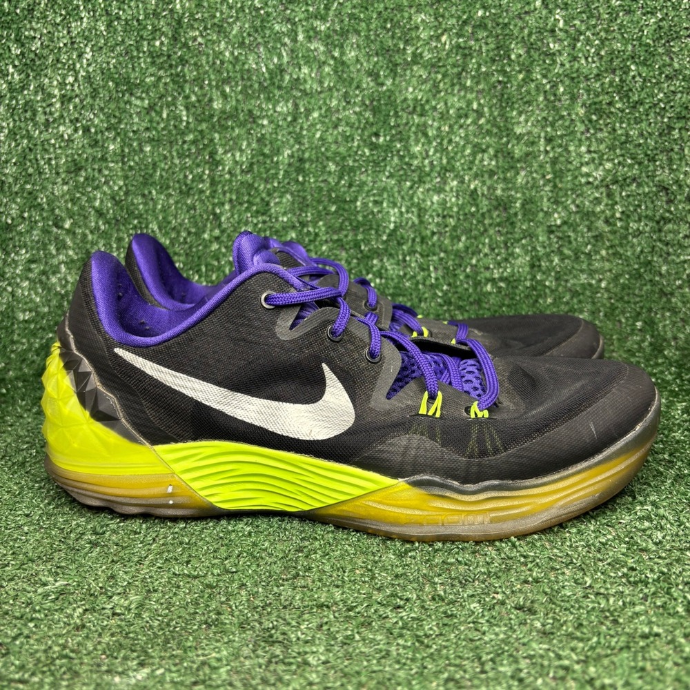 Nike Kobe Venomenon 5 Joker 749884-005 Basketball Shoes Black Purple Mens Sz 10